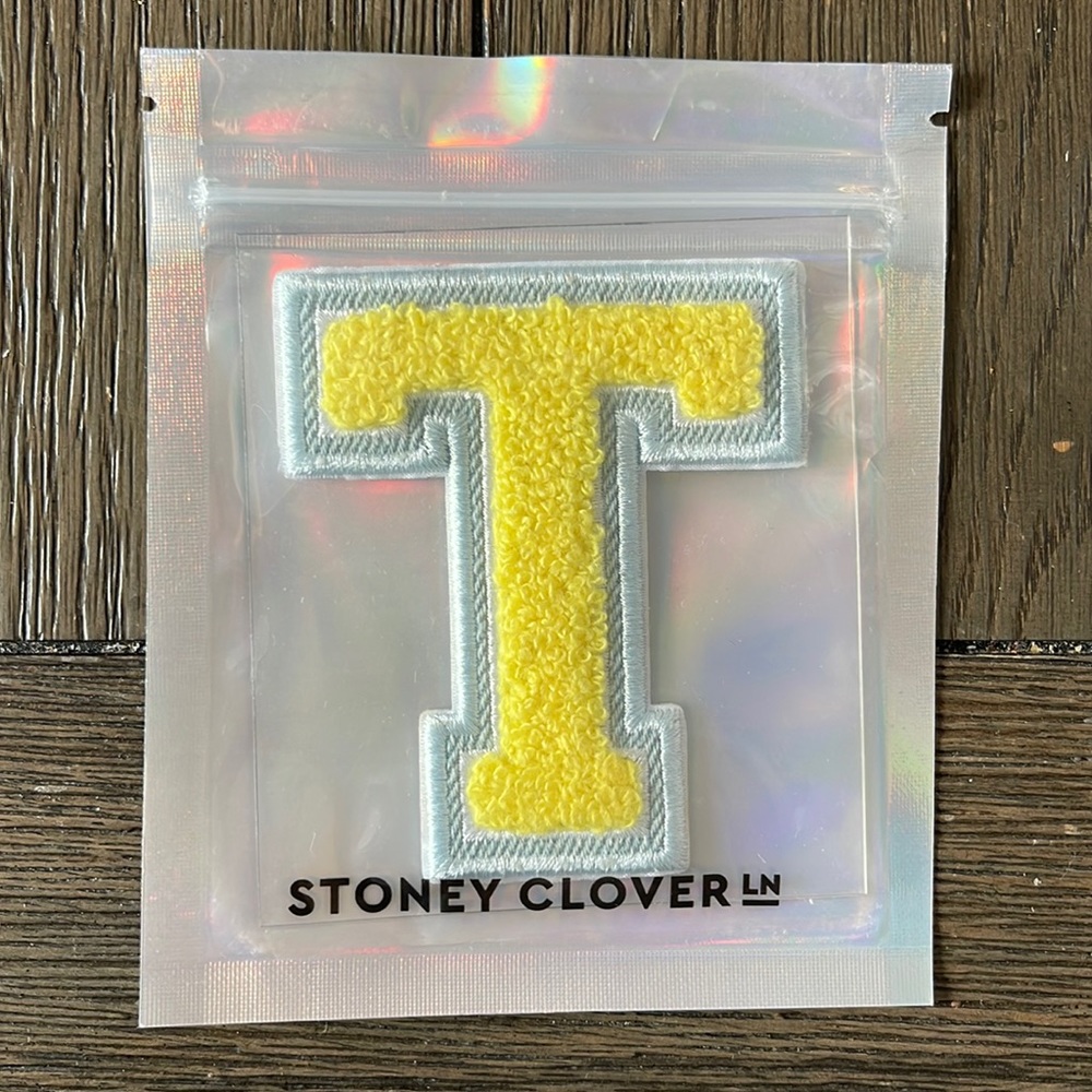 Stoney Clover Ln “T” letter patch